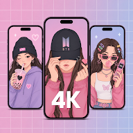 Cute Girly Wallpaper icon