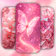 Pink Wallpaper HD background icon
