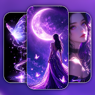 Aesthetic Purple Wallpaper HD icon