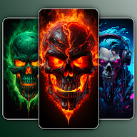 Cool Skull Wallpaper Live 4K icon