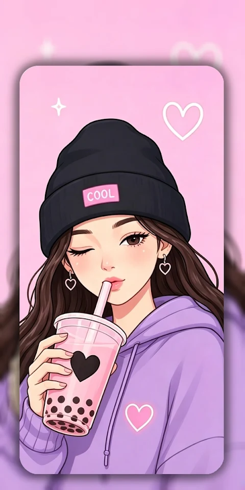 Cute Girly Wallpaper screenshot