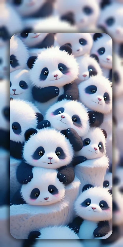 Cute Panda Wallpaper screenshot