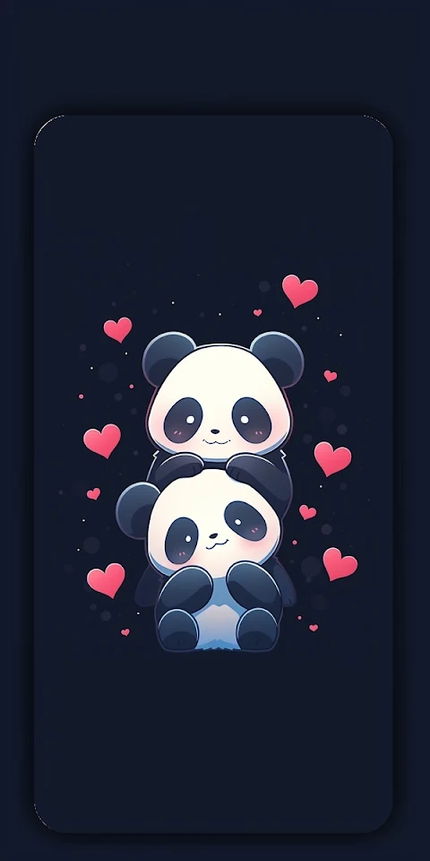 Cute Panda Wallpaper screenshot