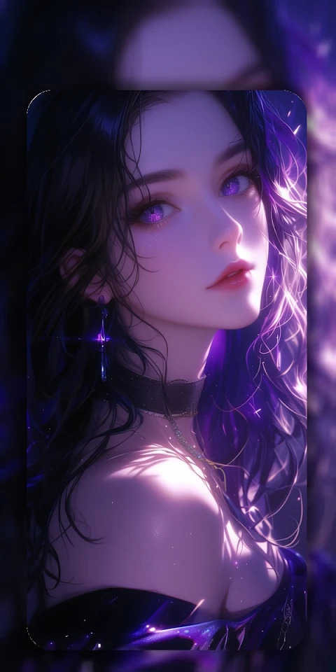 Aesthetic Purple Wallpaper HD screenshot